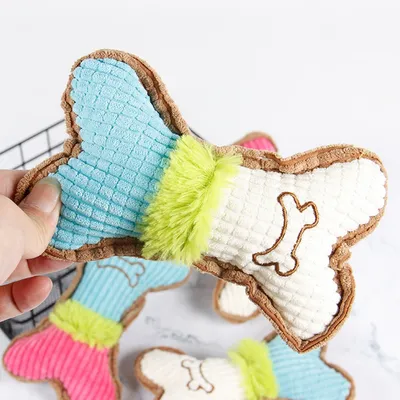 FurryFusion plush bone jouet pour chien
