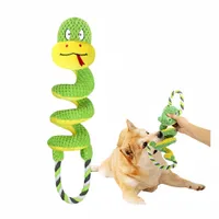 FurryFusion Jouet pour chien Serpent à ressort