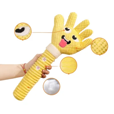 FurryFusion Jouet en peluche en forme de patte pour chien