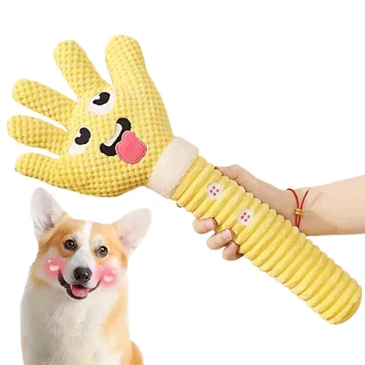 FurryFusion Jouet en peluche en forme de patte pour chien