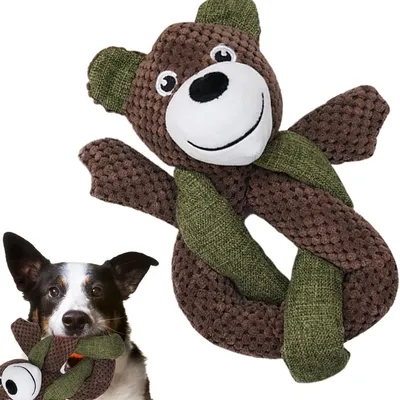 FurryFusion Jouet couineur en peluche pour chien FurryFusion Jouet couineur en peluche pour chien