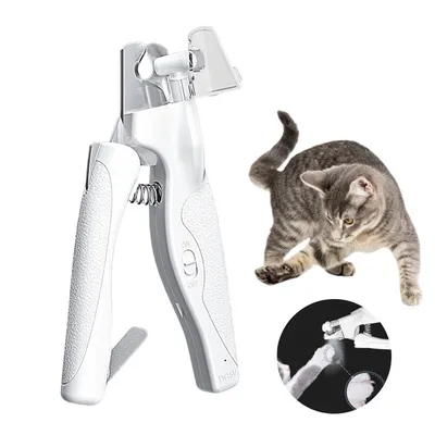 FurryFusion - Tondeuse d'Ongles pour Animaux avec LED