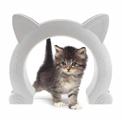 FurryFusion Chatière en forme d'oreille de chat FurryFusion Chatière en forme d'oreille de chat