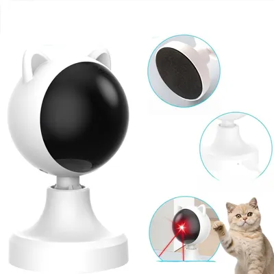 FurryFusion Jouet interactif laser automatique pour chat