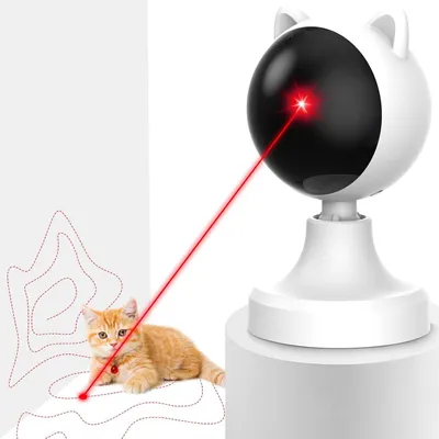FurryFusion Jouet interactif laser automatique pour chat FurryFusion Jouet interactif laser automatique pour chat