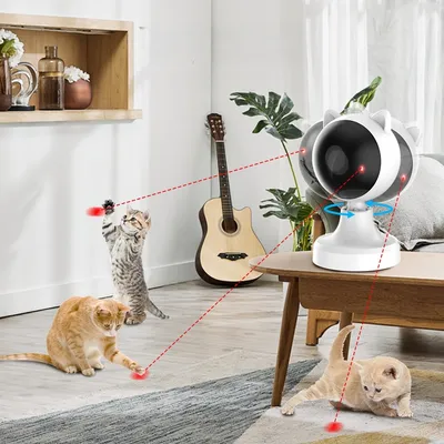 FurryFusion Jouet interactif laser automatique pour chat