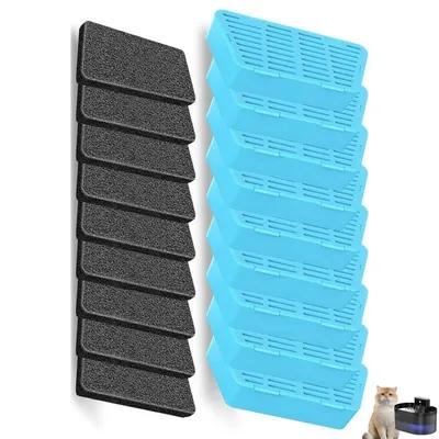 FurryFusion Filtres de rechange pour fontaine à eau pour chat FurryFusion Filtres de rechange pour fontaine à eau pour chat