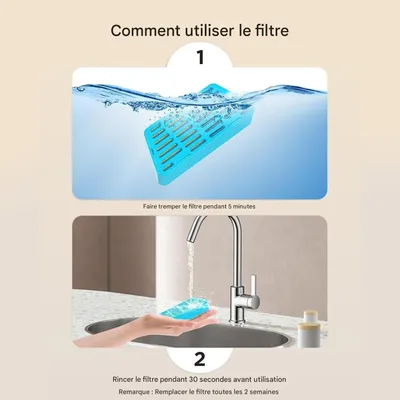 FurryFusion Filtres de rechange pour fontaine à eau pour chat