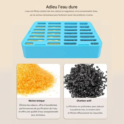 FurryFusion Filtres de rechange pour fontaine à eau pour chat