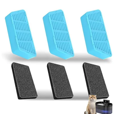 FurryFusion Filtres de rechange pour fontaine à eau pour chat