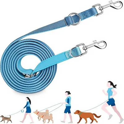 FurryFusion Correa para perros - ajustable a 3 posiciones