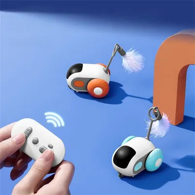 FurryFusion Jouet interactif pour chat avec télécommande