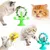 FurryFusion Distributeur de friandises rotatif pour chat