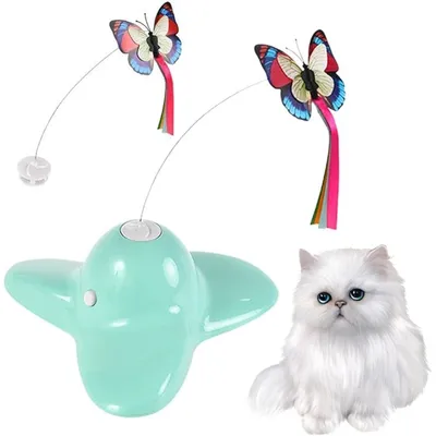 FurryFusion Jouet Interactif Papillon pour Chat