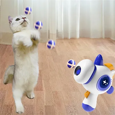 FurryFusion Jouet interactif pour chat Cat Ball