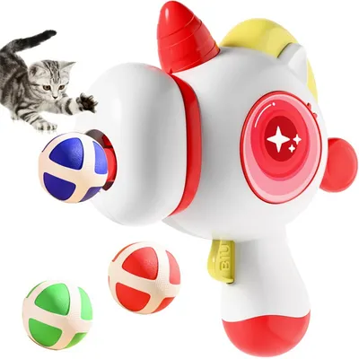 FurryFusion Jouet interactif pour chat Cat Ball