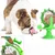 FurryFusion Distributeur de friandises rotatif pour chat