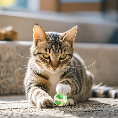 FurryFusion Jouet interactif pour chat Cat Ball