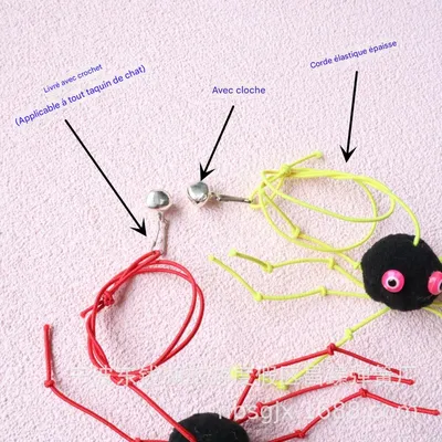 FurryFusion Jouet araignée pour chat