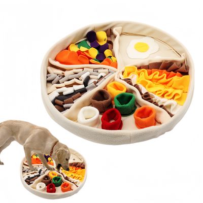 FurryFusion Tapis renifleur en forme de pizza pour chiens