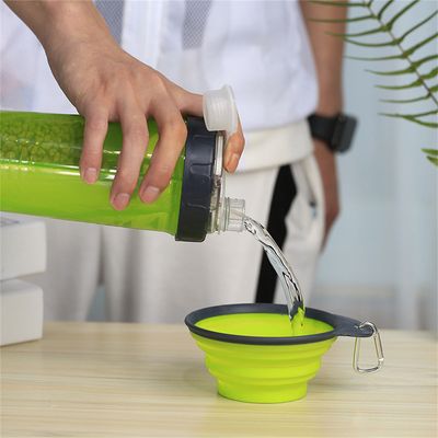 FurryFusion Bouteille d'eau et nourriture 2 en 1 pour chien