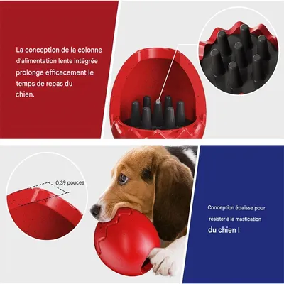 FurryFusion Jouet à alimentation lente pour chien