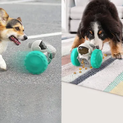 FurryFusion Juguete dispensador de comida para perros y gatos