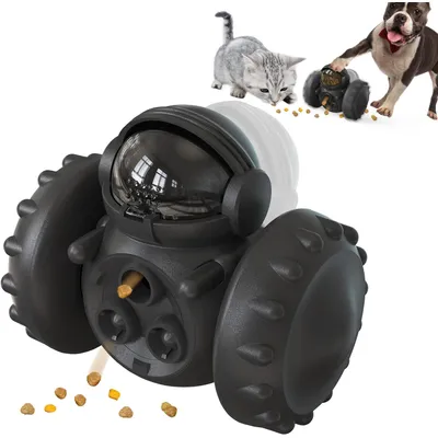 FurryFusion Juguete dispensador de comida para perros y gatos