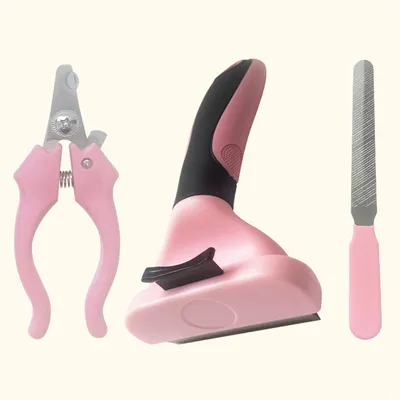 FurryFusion - Kit d'Outils de Beauté pour Animaux (3 Pièces)