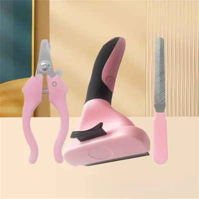 FurryFusion - Kit d'Outils de Beauté pour Animaux (3 Pièces)