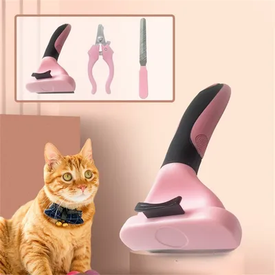 FurryFusion - Kit d'Outils de Beauté pour Animaux (3 Pièces)