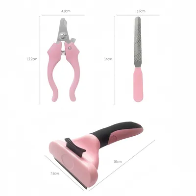 FurryFusion - Kit d'Outils de Beauté pour Animaux (3 Pièces)