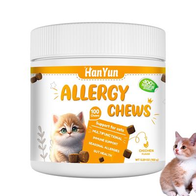 FurryFusion Comprimés à croquer antiallergiques pour animaux de compagnie