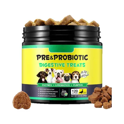 FurryFusion Gâteries probiotiques pour animaux de compagnie