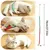 FurryFusion Lot de 3 jouets à mâcher en corde pour chat