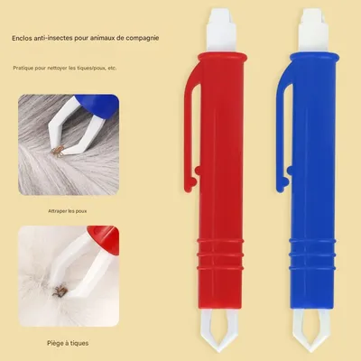 FurryFusion Pince à poux - 2 articles