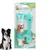 FurryFusion Kit de brosse à dents et dentifrice pour chien