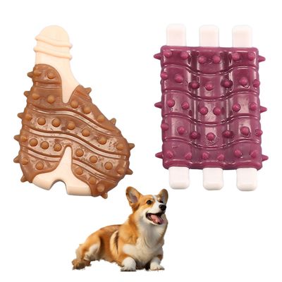 FurryFusion Juguetes para masticar para perros (2 piezas)