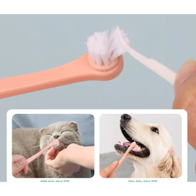 FurryFusion Juego de 4 cepillos de dientes
