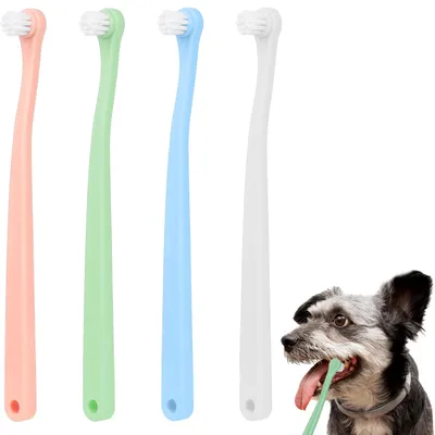 FurryFusion Juego de 4 cepillos de dientes