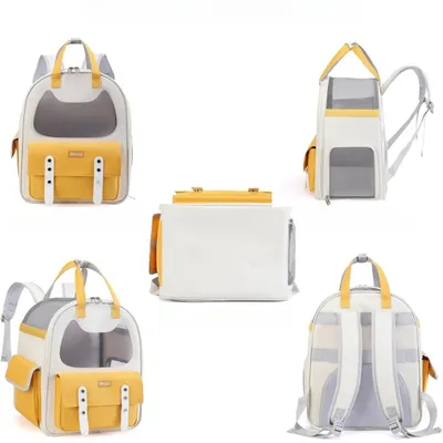 FurryFusion Mochila transportadora de mascotas