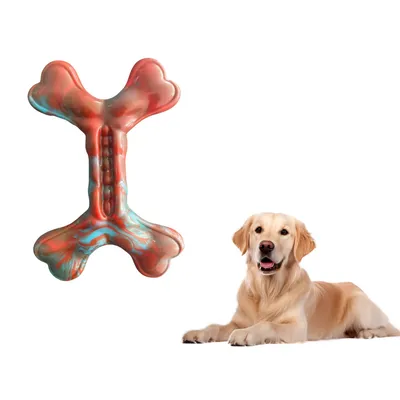 FurryFusion - Jouet Os en Nylon Résistant pour Chiens