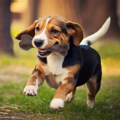 FurryFusion - Os de Jouet à Mâcher Saveur Bœuf pour Chiens