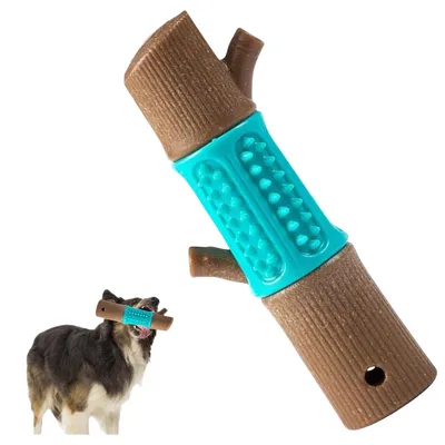 FurryFusion Jouet à mâcher en forme de bambou pour chien