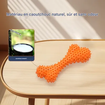FurryFusion Os à clous mous pour chien