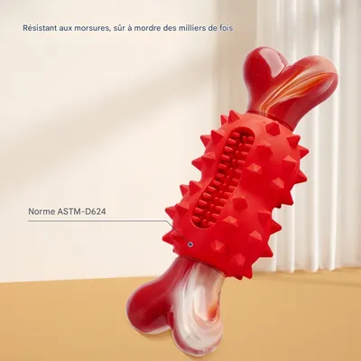 FurryFusion Os en nylon avec caoutchouc naturel pour chien