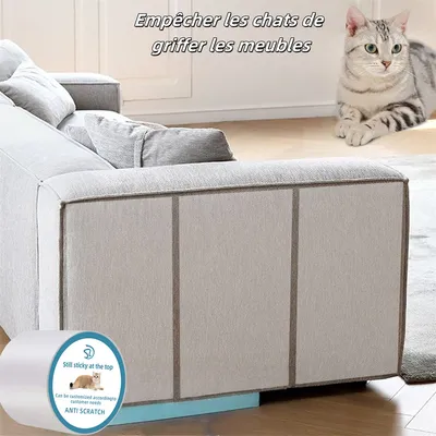 FurryFusion Tapis griffoir pour Chat protection canape