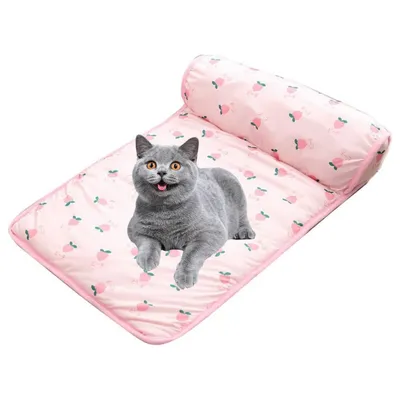 FurryFusion Lit en soie de glace Tapis pour animaux de compagnie FurryFusion Lit en soie de glace Tapis pour animaux de compagnie