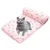 FurryFusion Lit en soie de glace Tapis pour animaux de compagnie FurryFusion Lit en soie de glace Tapis pour animaux de compagnie
