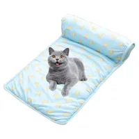 FurryFusion Lit en soie de glace Tapis pour animaux de compagnie